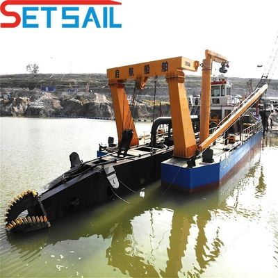 Weichai Diesel Engine 6 inch Cutter Zuigersanddredger voor zware zandwinning