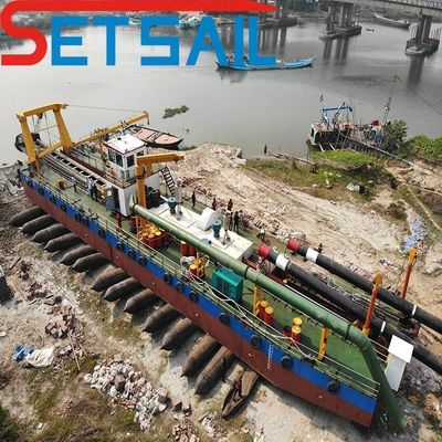 Hoogwaardige onderwater modderpomp-snijdmachine zuigersanddregger voor baggerwerkzaamheden