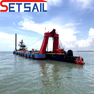 6 inch Cutter Zuigdrager voor modder Totaal hoogte 1,26 meter Waterstroom 450m3