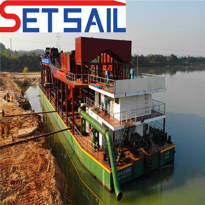 12 inch hydraulische zanddredger en 500 pomp maat aangepast