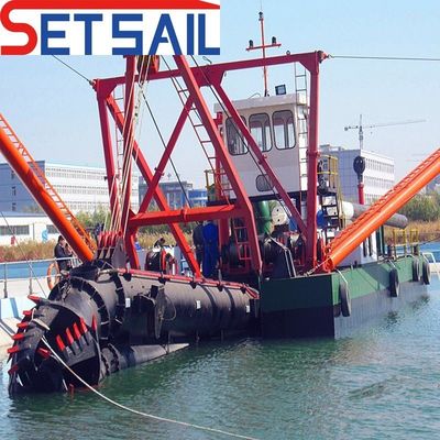 12 inch hydraulische zanddredger en 500 pomp maat aangepast