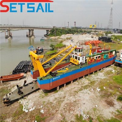 8 Inch River Sand Dredger / Mud Dredger / Clay Dredger QH-D97 met 5000m3 waterstroom