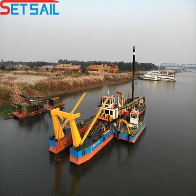 Totale breedte 5m-15m Import dieselmotor cutter zuigdrager voor rivier zand dragen