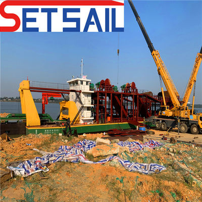 Gepersonaliseerde waterstroom 5500m3 Cutter Zuigdrager met 68000.000kg Pakket bruto gewicht