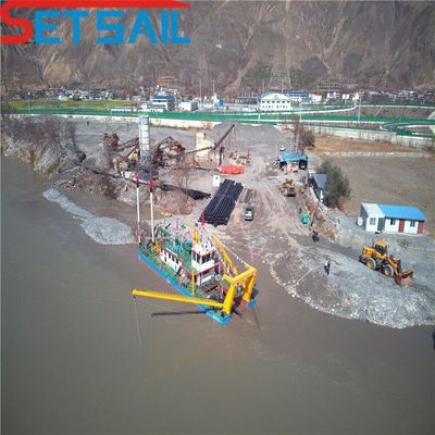 24 inch Dieselmotor Hydraulische Cutter Zuigdrager voor verzendkosten en cycloontypes