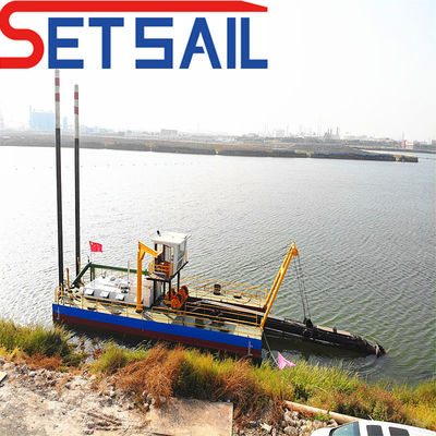 HDPE-sandbuismateriaal Cummins-motor Hydraulische snijmachine Zuigbad voor riviersand