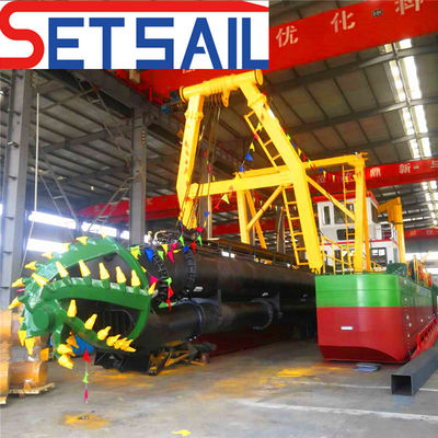 24 inch Cutter Suction Dredger met Cutter Head Hoge capaciteit 1100m3/h en efficiëntie