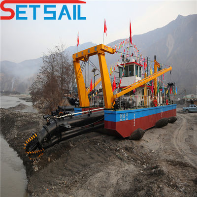 18m Snoerzuigersanddredger met 700mm ontladingspijpdiameter en hydrocyclon