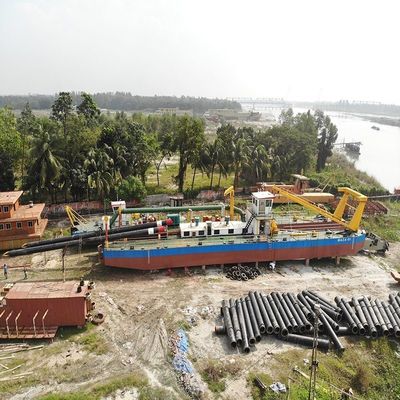 Hydraulische baggerpomp en marine dieselmotor voor 38m Cutter Suction River Sand Dredger