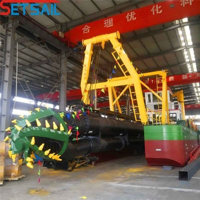 30m Maximale baggerdiepte 26 inch Sand Pump Cutter Head Bagger met Anker Boom