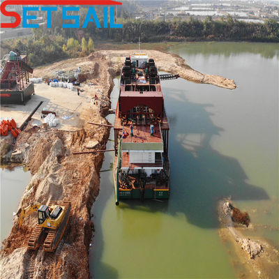 50000 m3/h Maximale waterstroom Hydraulische dieselmotor Snijdmachine Zuigdrager voor zand