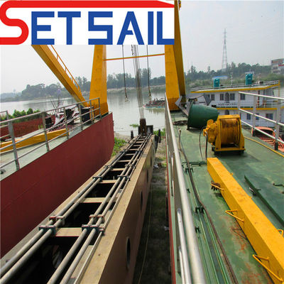 Set Sail Cutter Suction Dredger met 9000m3 waterstroom en hydraulische dieselmotor