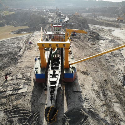 26 inch Hydraulische Diesel Motor Cutter Hoofd Dredger met zuigpomp binnen de verzendkosten