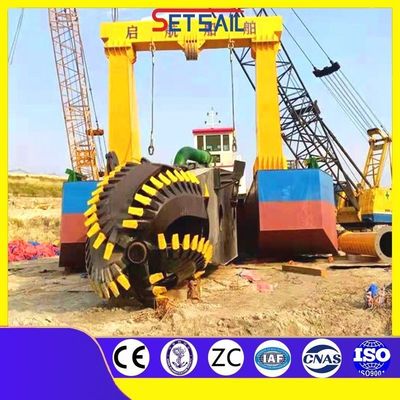 3.2-12,2 m Breedte Dieselmotor Hydraulische slijpmachine Zuigdredge-apparatuur met zandpomp