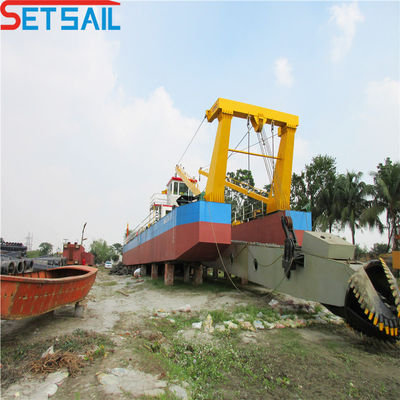 DM-6 Diesel Power Hydraulische pomp-snijdmachine Zuigdredger met Mornitoring systeem