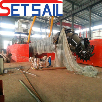 Diesel cutter Zuigersanddroger met onderwaterpomp 7000m3 Waterstroom CTS Slot Type