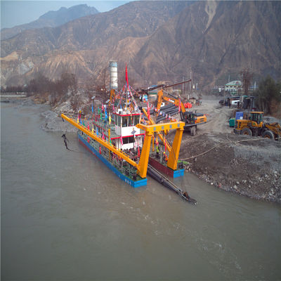 28 inch Cutter Suction Dredger voor 2200m ontlading afstand en Cummins 1000kw motor