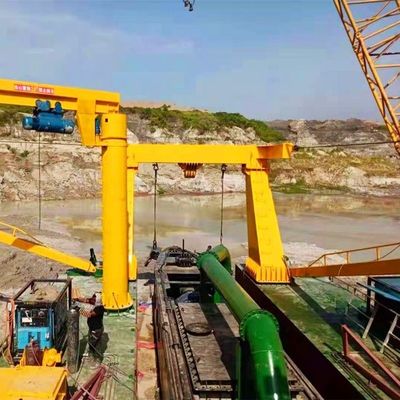 Cutter suiging modder droogmachine met hydraulische ankerboom op maat van uw behoeften