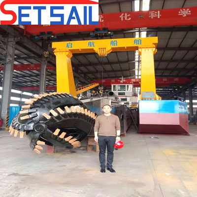 1500m3/h capaciteit Shijiazhuang modderpomp 32 inch Cutter zuigersand bagger voor baggeren