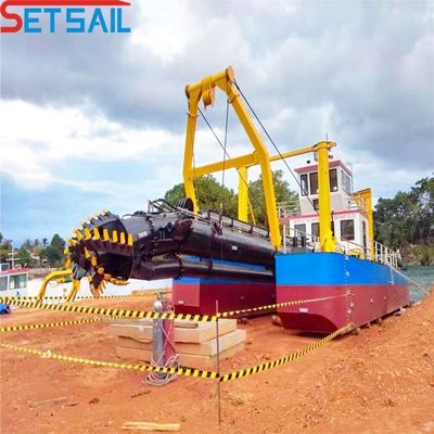 3900cm * 860cm * 200cm Package Cutter Suction Sand Dredging Ship met Anker Boom