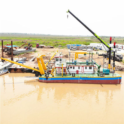 Volledige betaling 39-65m Dieselmotor Cutter Suction Gravel Ship met Mornitoring-systeem