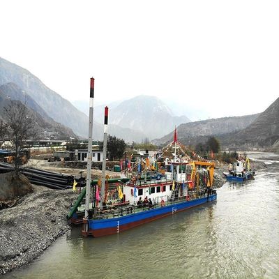 32 inch Cutter Suction Mud Dredger met 547L Total Fuel Consumption en Diesel Engine
