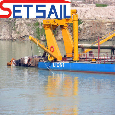 32 inch Cutter Suction Sand Dredger met 2400mm Cutter Head Diameter en Water Flow Meter