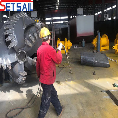 32 inch Cutter Suction Sand Dredger met 2400mm Cutter Head Diameter en Water Flow Meter