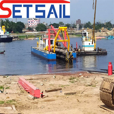 Amerikaanse munt Dieselmotor Cutter Zuigdraagboot voor zandmijnbouw in rivieren