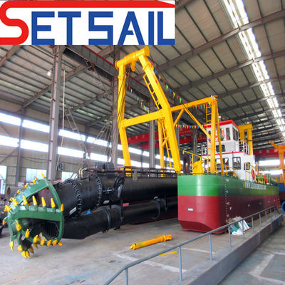 Aanpasbare Rexroth hydraulische snijmachine zuigdraad modderboot met dieselmotor