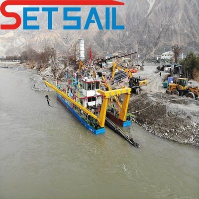 736kw Hulpmotor aangedreven Cyclone Type 28inch Cutter Zuigersand Dredger voor de rivier