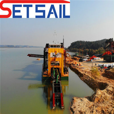 1500m ontladingsafstand Hydrocyclone Rexroth Pump Cutter Zuigersandboot voor rivierzand