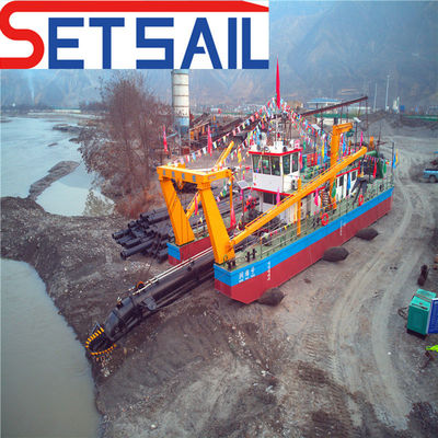 Aanvankelijke betaling Set Sail Cutter Suction Dredging Boat Deck Plate Dikte 10 mm