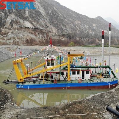 28 inch Cutter Suction Sand Dredger met 447t Verplaatsing en Rexroth Hydraulisch Systeem