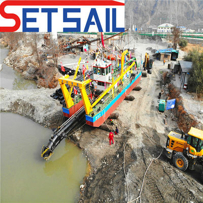 Shijiazhuang Zandpomp 26 inch Cutter Suction Dredger Uitgerust met Diesel motor