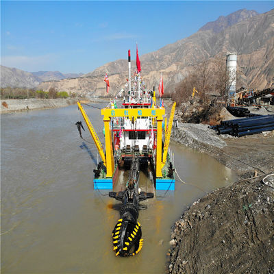 6 inch Cutter Suction Sand Dredger met Diesel Power Type en Geavanceerd Hydraulisch Systeem