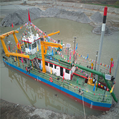 6 inch Cutter Suction Sand Dredger met Diesel Power Type en Geavanceerd Hydraulisch Systeem