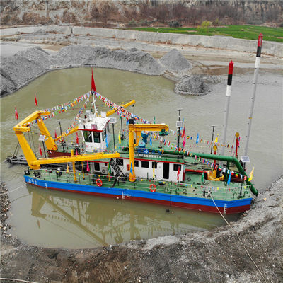 6 inch Cutter Suction Sand Dredger met Diesel Power Type en Geavanceerd Hydraulisch Systeem