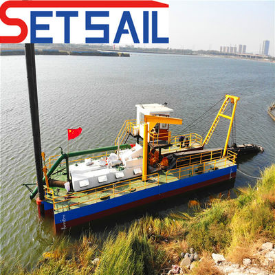 Rexroth Hydraulische 12 inch Cutter Zuigrivier zandboot met 10 mm dekplaat CTS slot