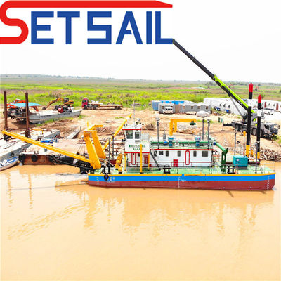 Aanpasbare 26 inch cutter zuigdredger met Hydrocyclone Sand Pump Diesel Engine