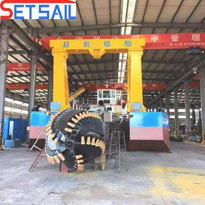 Aanpasbare 26 inch cutter zuigdredger met Hydrocyclone Sand Pump Diesel Engine