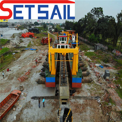 Maximale afvoerafstand 2000 meter 26 inch Cutter Suction Dredger voor rivierzanddredging