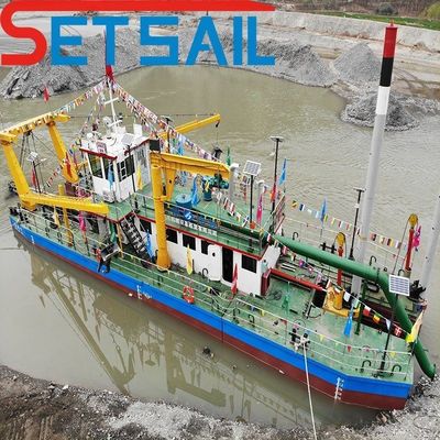 3000 kW Dieselmotorvermogen 24 inch Cutter Zuigdredger voor aanvankelijke betaling