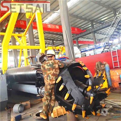 Cyclone Type gietijzer Cyclone Diesel motor Rivier zand bagger met hydraulische pomp