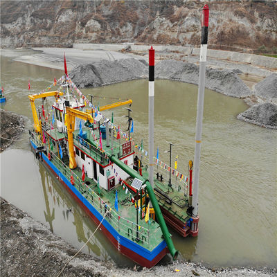 3000 kW aangepaste Siemens PLC Cummins Diesel motor 24 inch Cutter Suction Dredger