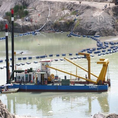 Garantie 1-2 Jaar 24 Inch Cutter Suction Sand Dredger met Cummins Diesel motor