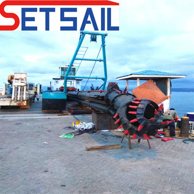 Set Sail Cutter Suction Dredger met vervoerder verzendkosten en geschatte levertijd