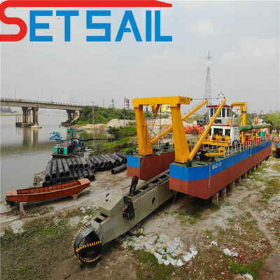 2400mm Cutter Suction Sand Dredger met Anker Boom aangepast aan uw specificaties