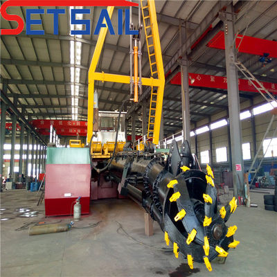 Long River Sand Dredger met hydraulische snijkop Totaalbreedte 10,2 m Totaaldiepte 2,7 m
