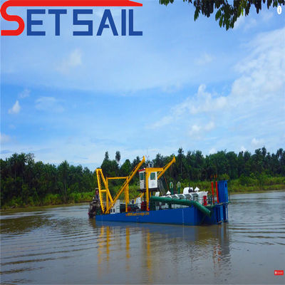 Long River Sand Dredger met hydraulische snijkop Totaalbreedte 10,2 m Totaaldiepte 2,7 m